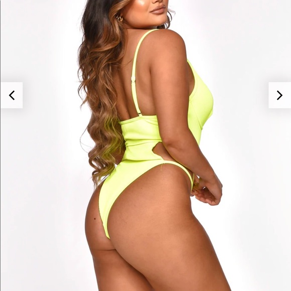 Boutique Neon One-piece bathing suit - Picture 2 of 3